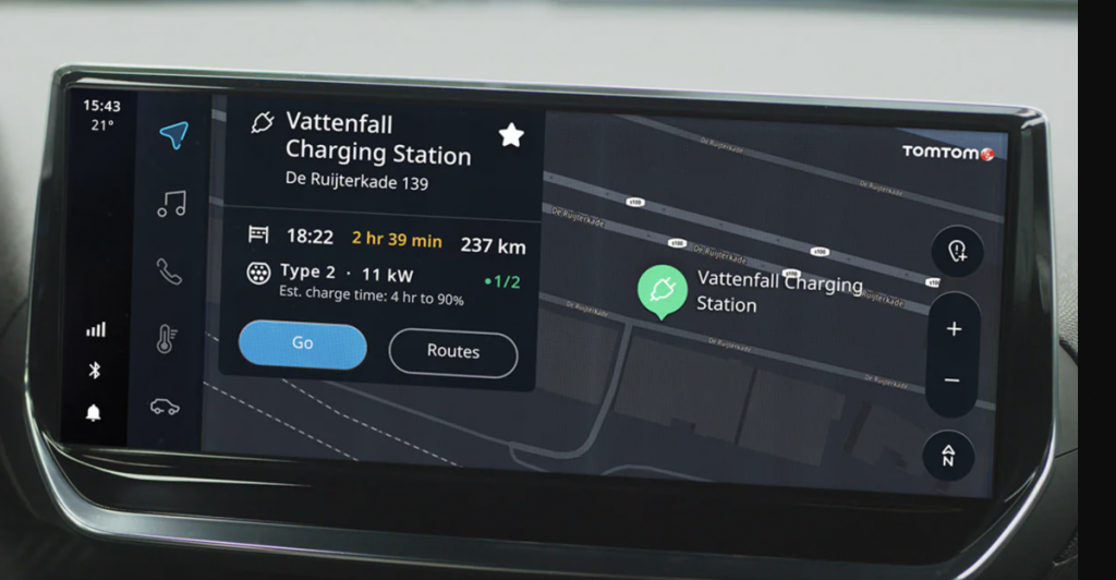 TomTom EV app